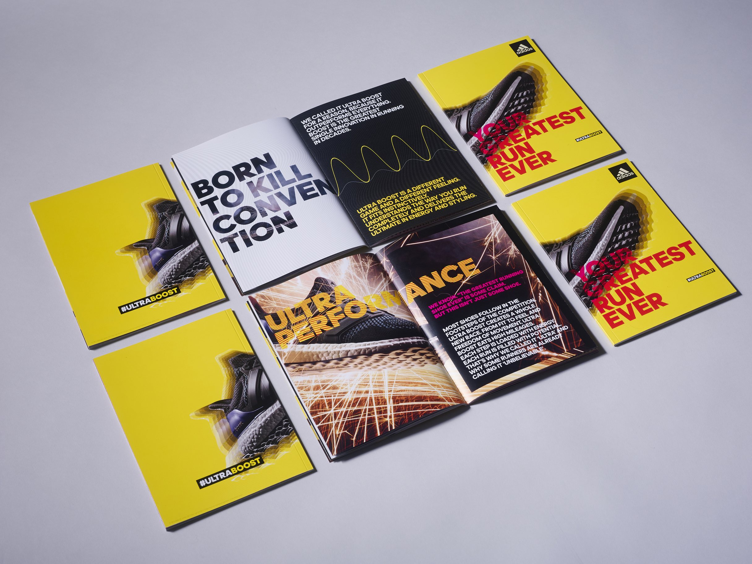 adidas Ultraboost Bible: Born to Kill Convention and Ultra Performance spreads