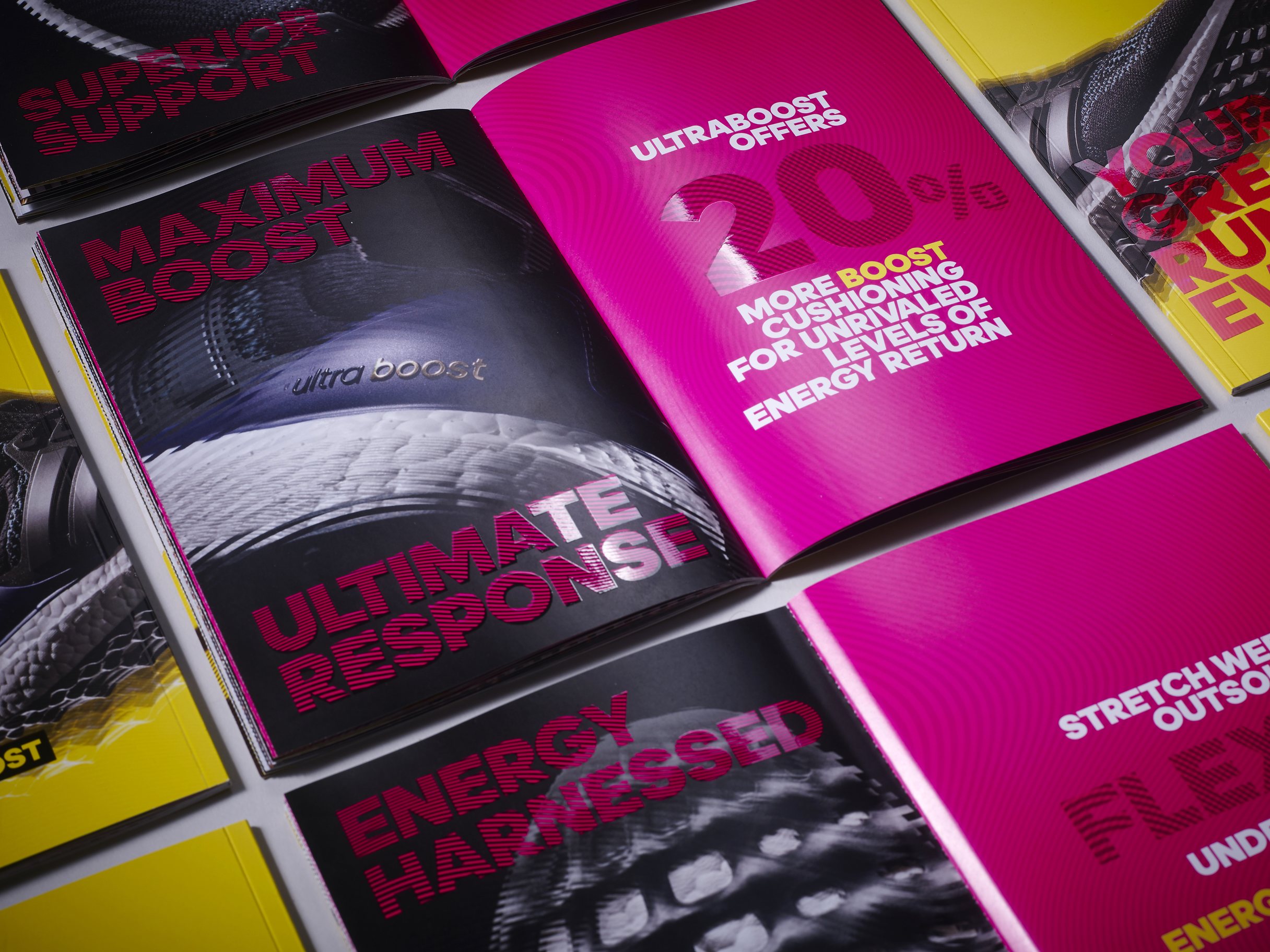 adidas Ultraboost Bible: magenta spread, 20% more Boost cushioning