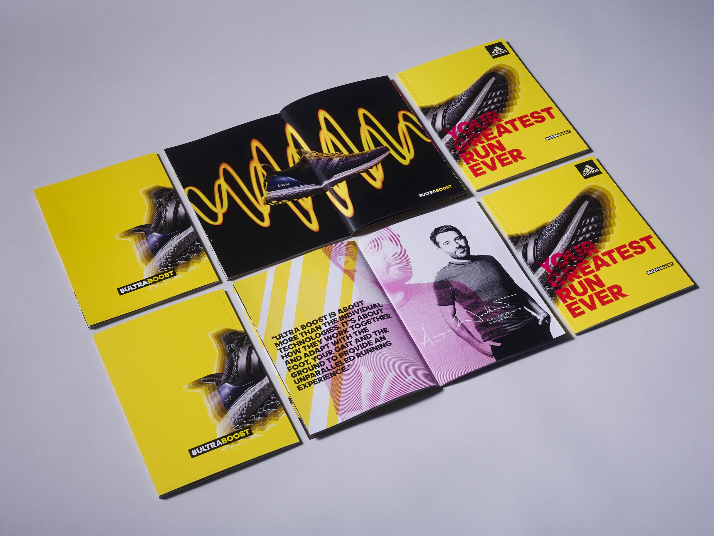 adidas Ultraboost Bible: the shoe on a yellow sound wave