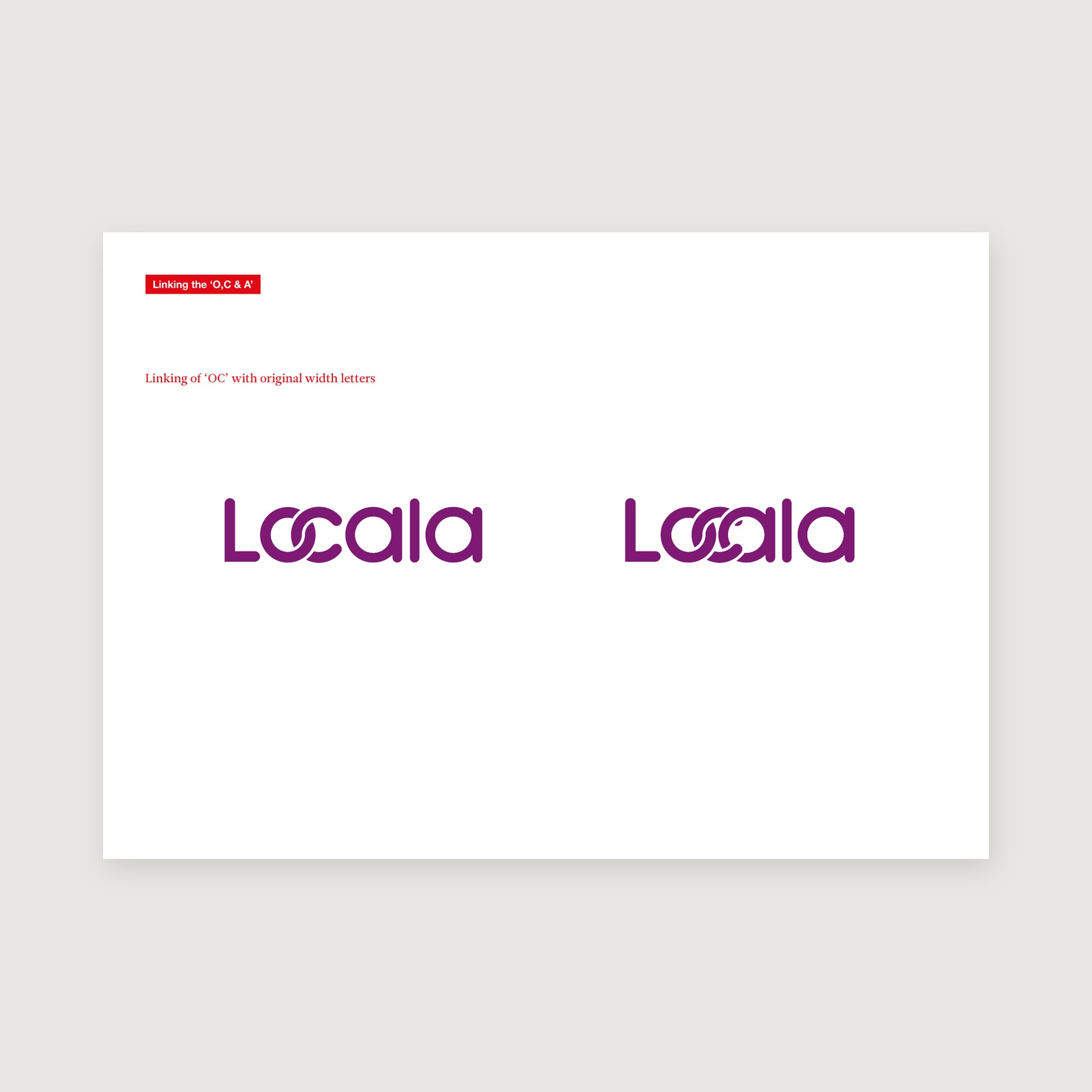 Locala: the idea for the mark, March 2017