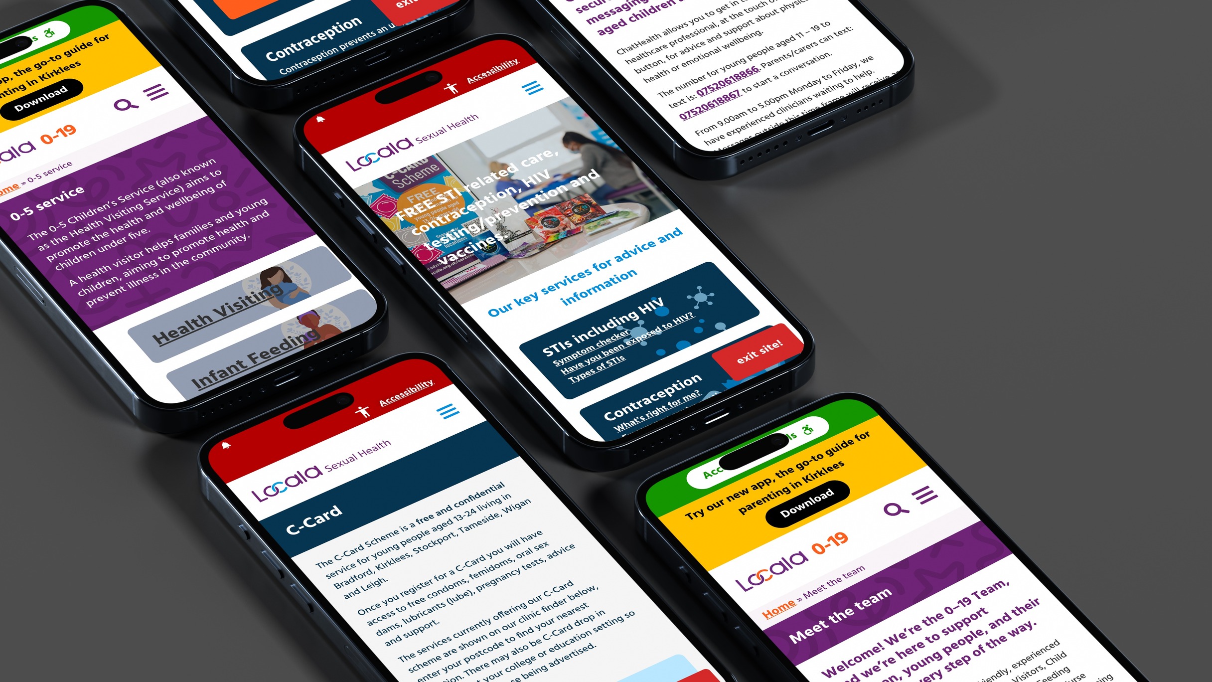 Locala: websites on phones